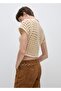 Short Sleeve Perforated Sweater