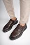 Norman Guaranteed Daily Classic Genuine Leather Casual Comfortable Orthopedic Thick Sole Men's Shoes - 3