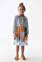 04-08 Years Girl's Jeans Blue Color Nicole Denim Coat - 4