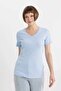 Women's T-Shirt I1080Az/Be745 Lt.Blue