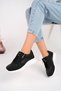 Asel Guaranteed Women's Orthopedic Daily Lace-Up Side Zipper Comfortable Sneaker Sports Shoes - 5