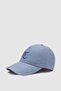 Blue Plain Wool Blend Hat - 2