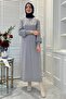 Ecem Gray Knitwear Dress - 2