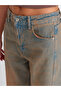 71464 Baggy Denim Trousers with Front Parts-Tint - 4