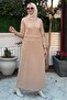 Samanyolu Beige Knitwear Dress - 6