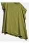 3504 100% Cotton Crew Neck Combed Cotton T-Shirt-Khaki - 3