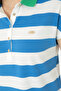 Women's Cobalt Blue Polo Neck T-Shirt 50263969-Vr045 - 7