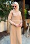 Samanyolu Beige Knitwear Dress - 5
