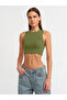 30125 Crop Top-khaki - 4