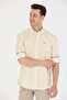 Light Yellow Men's Shirt - Long Sleeve 50264070 -vr004 - 3