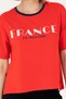 Women's Red Crew Neck T-Shirt 50264186 -Vr030 - 6
