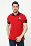 Ar-Ma Men's Polo Neck T-Shirt with Text Print Regular Fit Single Roll Neck Lycra Pique Y22374300901 Red - 2