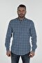 Ar-Ma Men's Sea Blue Color Shirt Y9Gkd1106