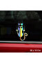 Scratching Cat New Model Super Hologram Auto Sticker A+Quality