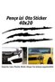 Monster Monster Claw Print Long Headlight Domestic Production A+Quality Black 40*20 cm Durable