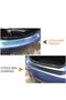 Custom New Compatible Accessory Auto Trunk and Door Sill for Opel Vectra Custom New Sticker Set Carbon - 2