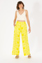 Women's Neon Yellow Knitted Trousers 50264674 -Vr168 - 3
