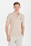 Men's Stone Basic Polo Neck T-Shirt 50264891 -Vr049