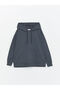 Anthracite Petite Straight Long Sleeve Women's Hoodie - 6