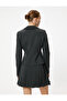 سترة بدلة رمادية نسائية بقصّة Slim Fit - 4