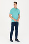 Men's Mint Basic Polo Neck T-Shirt 50264906-Vr090 - 4