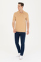 Men's Camel Polo Neck T-Shirt 50265024-Vr015 - 4