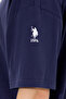 Men's Navy Blue Comfort Long Crew Neck T-Shirt 50265229-Vr033 - 7