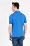 Men's Cobalt Blue Polo Neck T-Shirt 50265068 -Vr045 - 5