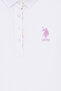 Girl's White Basic Polo Neck T-Shirt 50265668 -Vr013 - 3