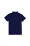 Girl's Navy Blue Polo Neck Basic T-Shirt 50265668 -Vr033 - 2