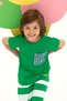 Kids Green Crew Neck T-Shirt 50265972 -Vr020
