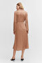 Satin Shirt Dress - 8