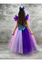 Mermaid Sequin Patterned Kids Costume Evening Dress - 3