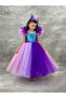 Mermaid Sequin Patterned Kids Costume Evening Dress - 7