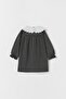 Girl's Collared Denim Dress - 2