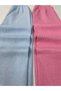Flexible Ribbed Blue - Pink 2-Piece Girls' and Boys' Tights - 3