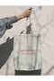Literally Just a Girl Slogan Casual Simple Pinterest Ribbons Y2K Retro Unisex Cloth Bag Tote Bag - 3