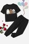 Sunny Kids Skull Bears Bottom - Top Tracksuit Set