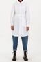 White Balloon Sleeve Belt Detailed Shirt Tunic - 2