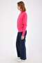 Fuchsia Turtleneck Short Knit Sweater - 3