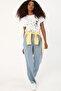 Light Blue Elastic Wide Leg Sweatpants