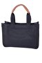 Canvas Hand and Shoulder Bag. Black Handbag. Women's Handbag. Black Shoulder Bag. Hanging Bag. - 4