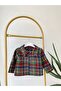 Girl's Rainbow Colorful Houndstooth Pattern Long Sleeve Top and Skirt Jacket Set - 5