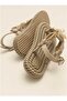 Wicker Flip Flops Seashell Women's Rope String Sandals - 5
