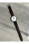 Sporty Vintage Leather Strap Wristwatch - 3