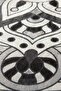 Round Mat Pegs Cindeyi Black 100 cm - 2