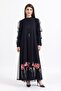Floral Full Length Dress - 2