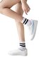 6-Piece Striped Socks Set Combed Cotton Flexible Soft Lycra - 7