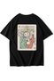 Unisex Oversize Joker Illustration T-shirt
