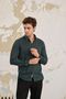 Men's Slim Fit Shirt - Cotton, Corduroy, Buttoned Collar - 4